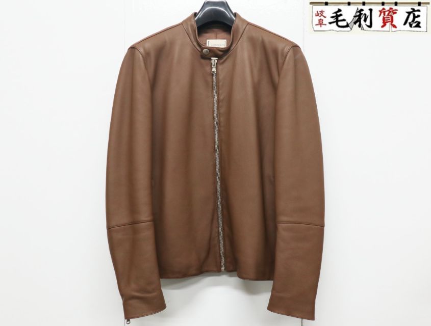 DENIM TOMORROWLAND トゥモローランド ラムレザー シングル ライダース