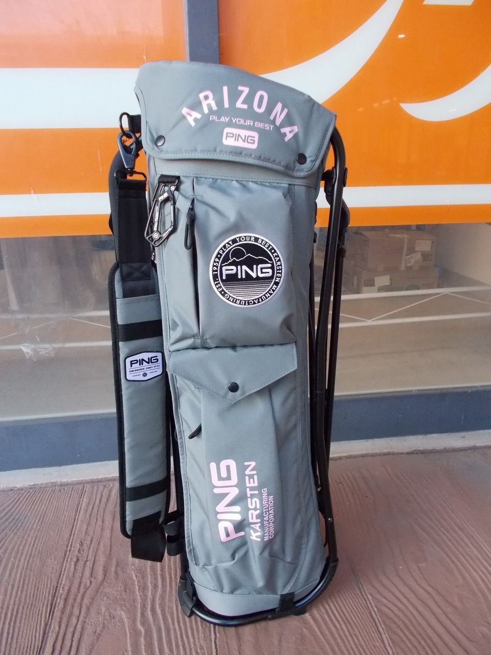 新品 PING PIPE FRAME STAND 軽量 9型 約2.9kg グレー ピン パイプ