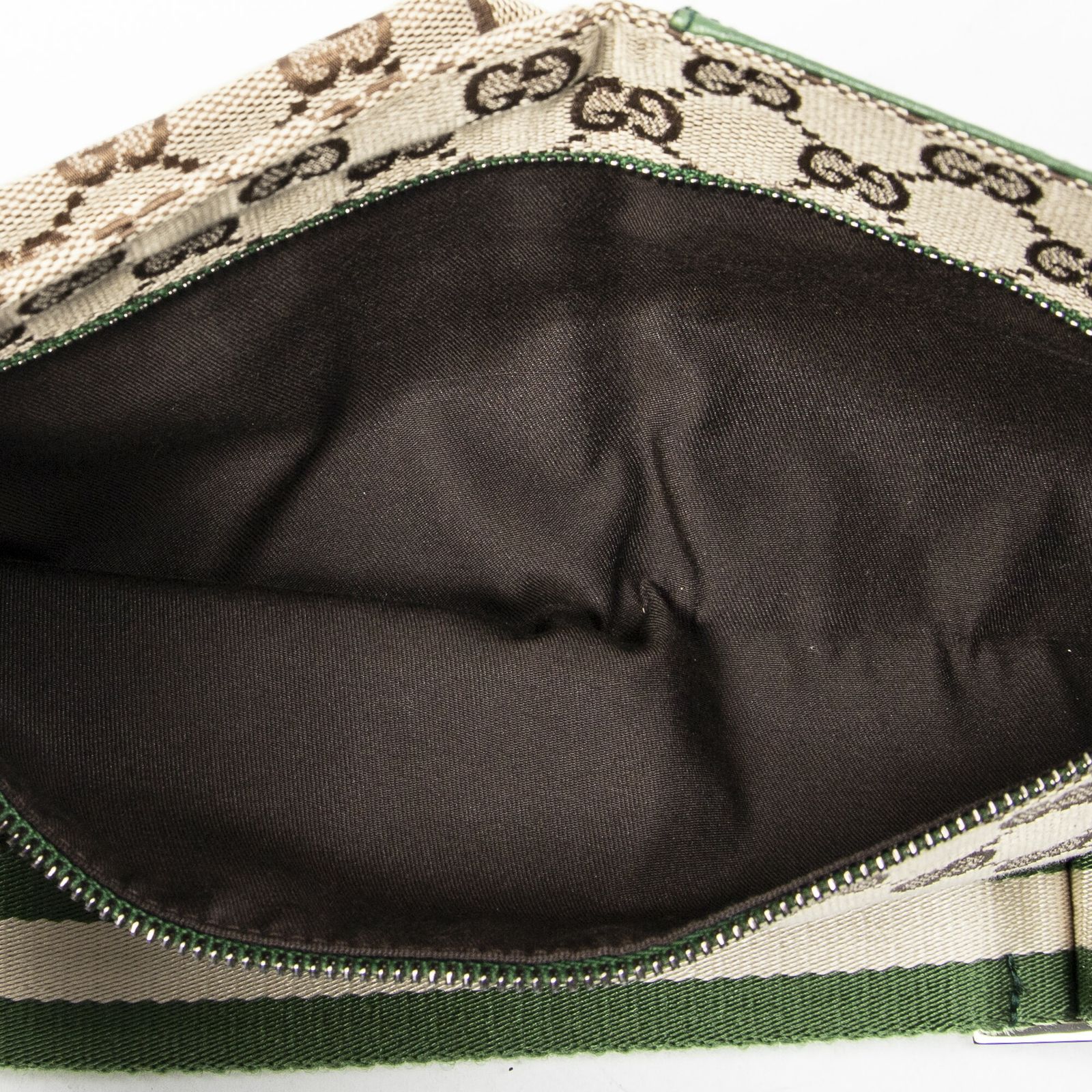  GUCCI グッチウエストポーチ緑 ベージュGGキャンバスA メッセンジャーバッグ ショルダーバッグ