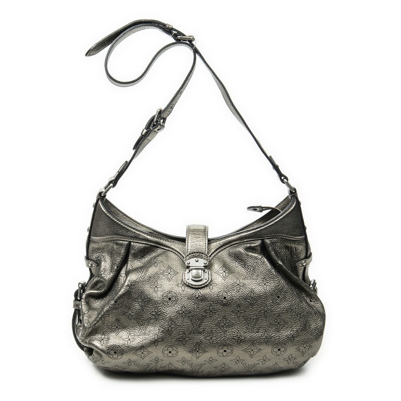 LOUIS VUITTON ルイヴィトンXS ホーボーメタリックブロンズマヒナレザーA