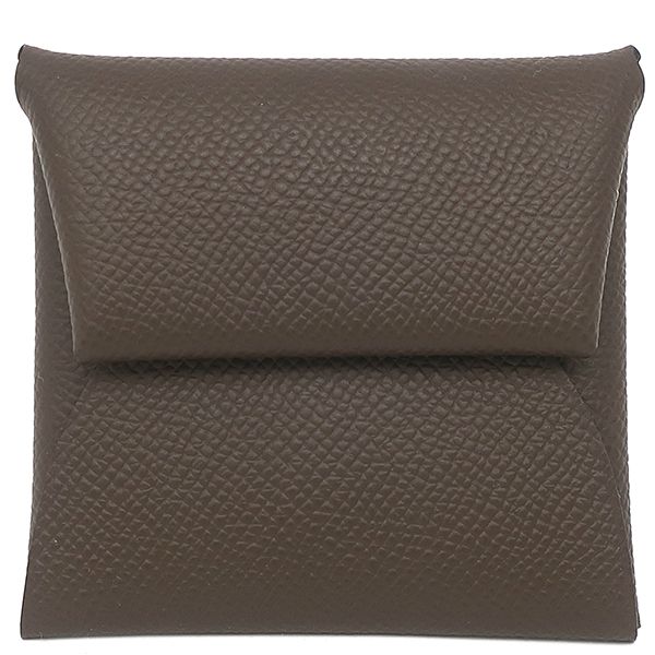 エルメス HERMES コインケース バスティア ヴォーエプソン エコルセ シルバー金具 こげ茶 B刻印 製 箱
