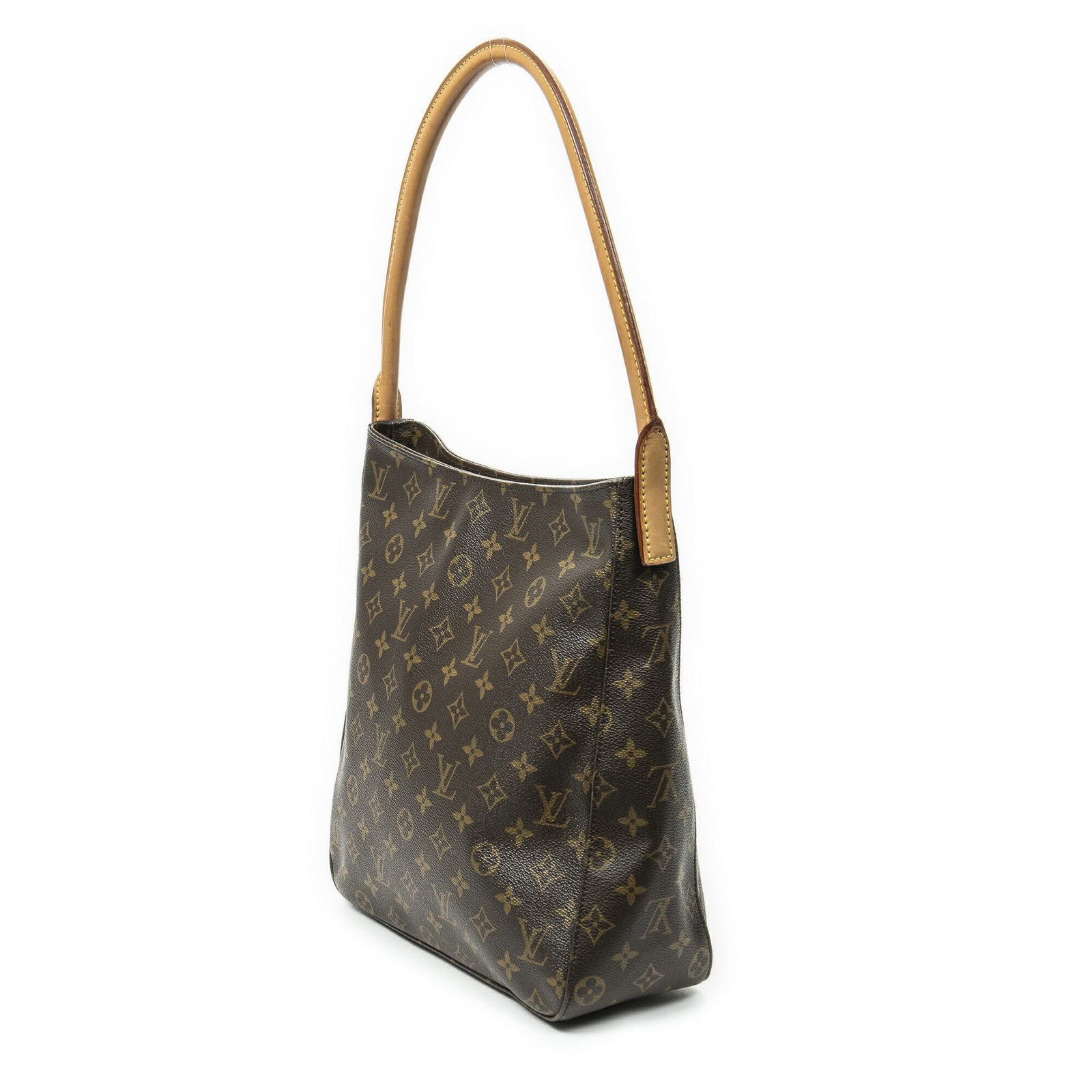 LOUIS VUITTON ルイヴィトンルーピング茶色モノグラムキャンバスA