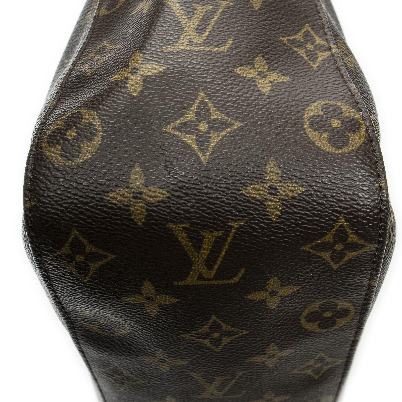 ルイヴィトンルーピング茶色モノグラムキャンバスA