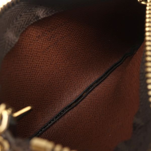  ルイヴィトン LOUIS VUITTON コインケース ポシェット クレ モノグラムキャンバス モノグラム ゴールド金具 茶 キーチェーン付き M 62650 CT 2201 箱 コインケース 小銭入れ 小物