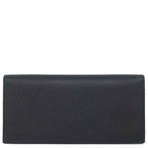 エルメス HERMES 長財布 MC 2 メンデル ヴォーエプソン ブラック 黒 二つ折り L刻印 箱