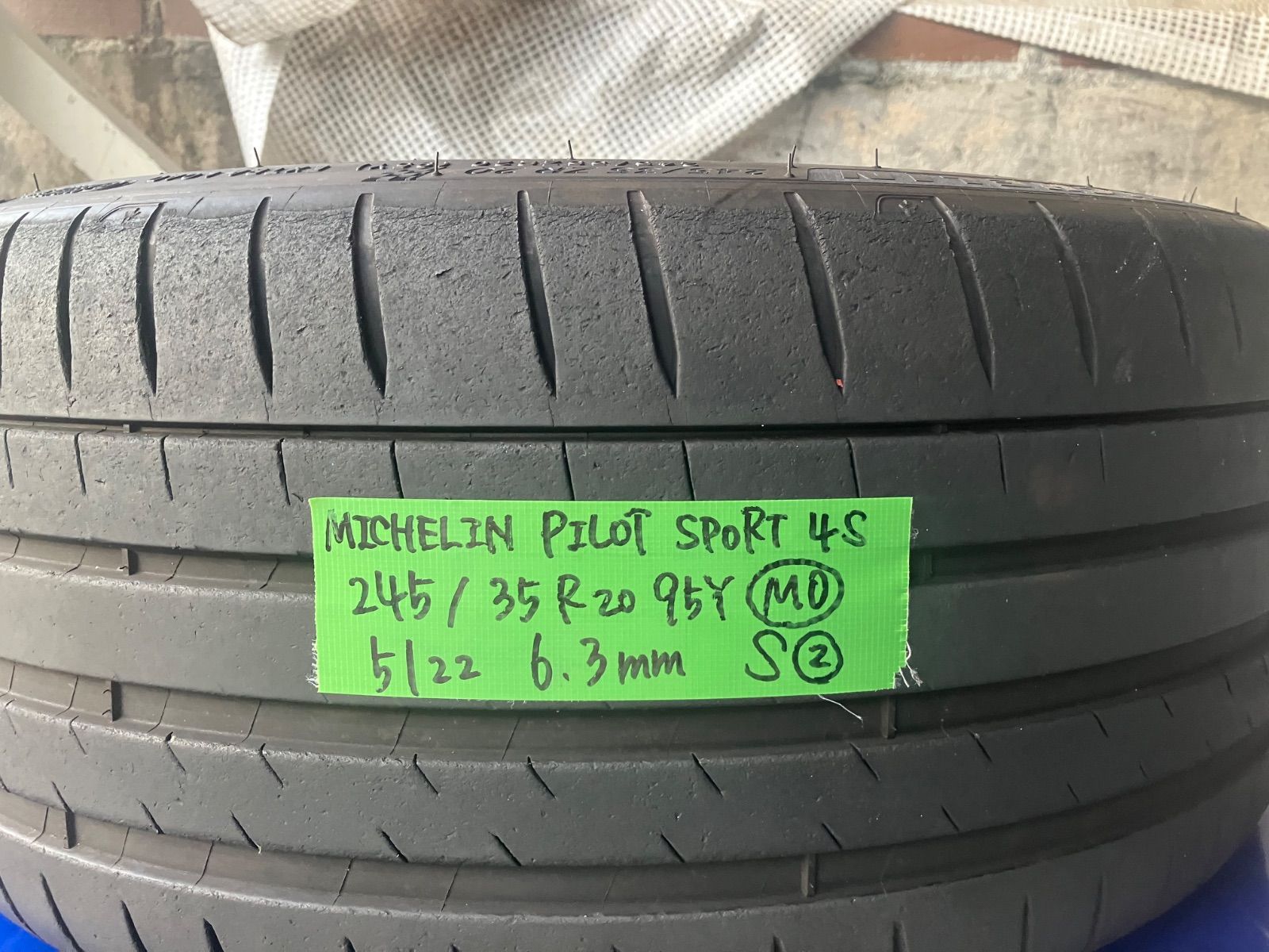 送料込み] 245/35R20 95Y 2022年製 MICHELIN PILOT SPORT 4S MO