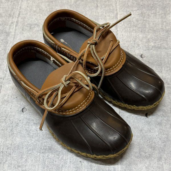 LL Bean Boots ラバー モカシン タン ビーンブーツ エルエルビーン 取外しインソール レインブーツ YL 2851