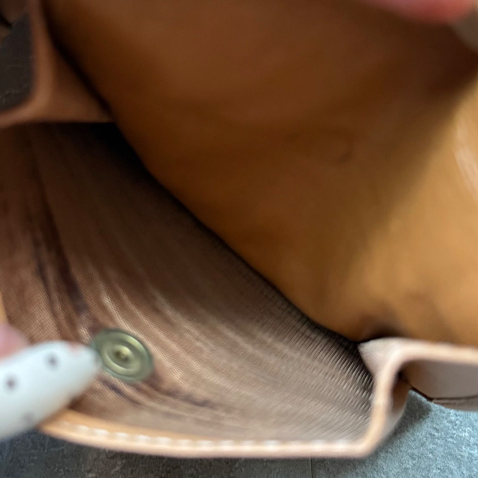 極美品 CELINE セリーヌ 二つ折り財布 マカダム柄 トリオンフ ブラウン