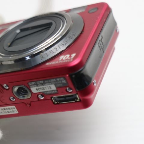 美品 Cyber-shot DSC-W170 レッド 即日発送 SONY デジカメ デジタル