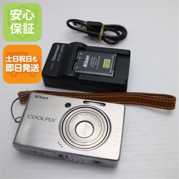 中古 COOLPIX S500 シルバー 即日発送 Nikon デジカメ デジタルカメラ