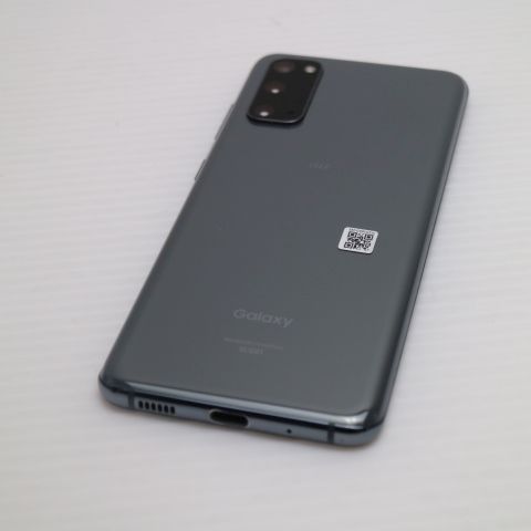 超美品 SCG01 Galaxy S20 5G コスミックグレー スマホ 白ロム 土日祝