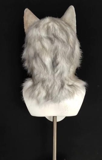 着ぐるみヘッド 狼 NO 440 リアルスタイル グレー 全頭ヘッド ケモノ ファースーツ ぬいぐるみ コスプレ コスチューム kigurumi