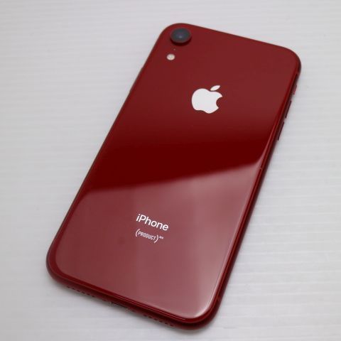 超美品 SIMフリー iPhoneXR 64GB レッド RED スマホ 白ロム 即日発送