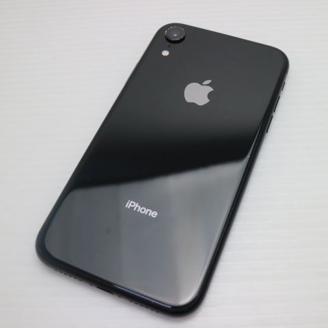 超美品 SIMフリー iPhoneXR 128GB ブラック スマホ 白ロム 即日発送