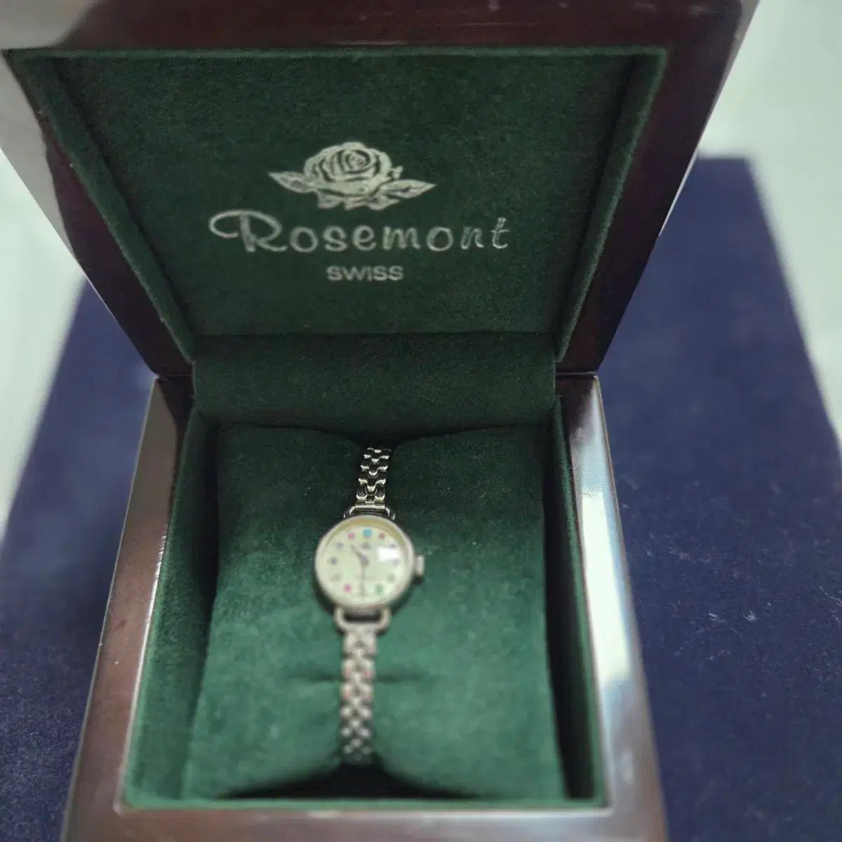 ROSEMONT ロゼモン 誕生石メタル時計 フルセット