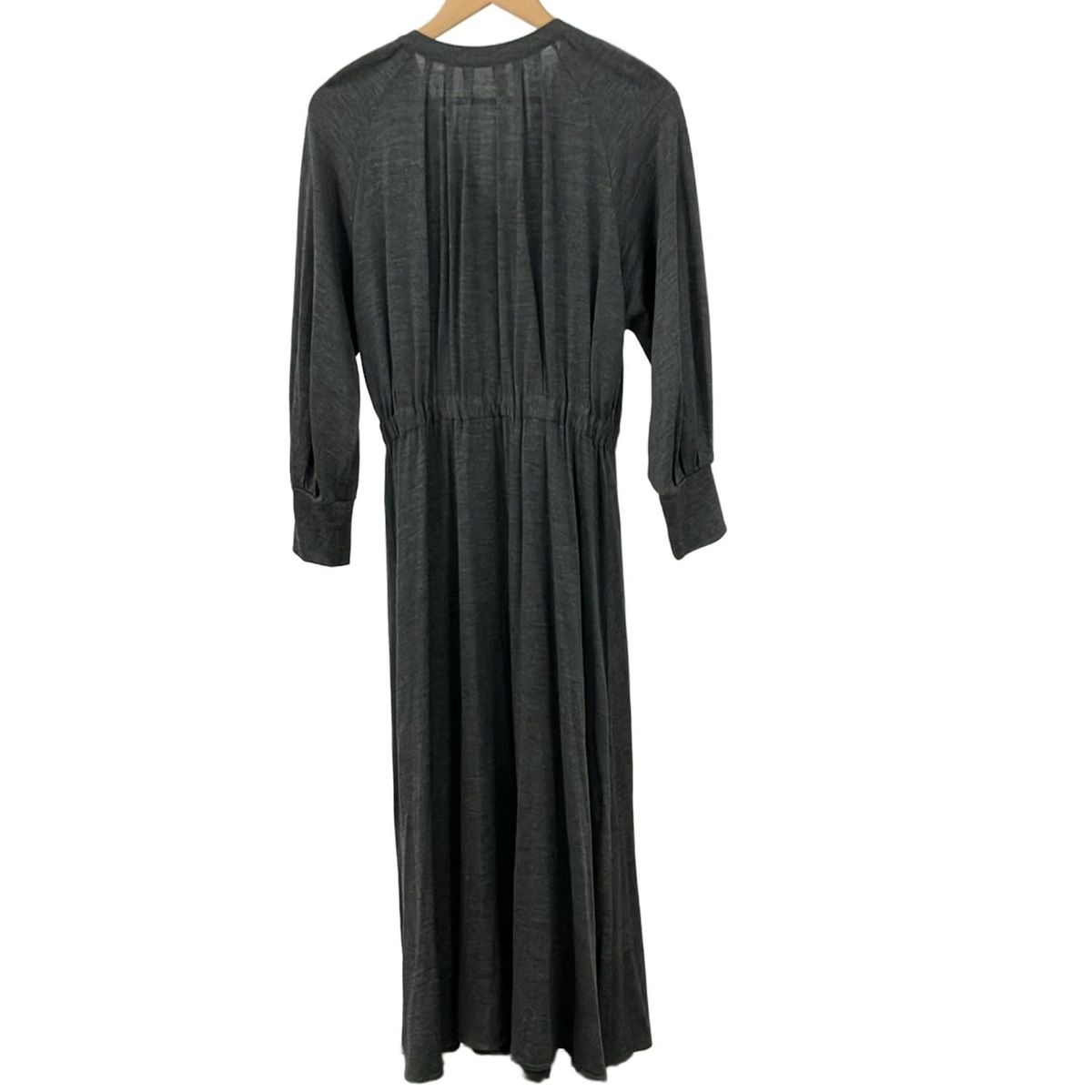 ADORE ワンピース　グレー長袖ワンピース　未使用級　サイズ38 ADORE(アドーア) ワンピース サイズ38 M レディース美品