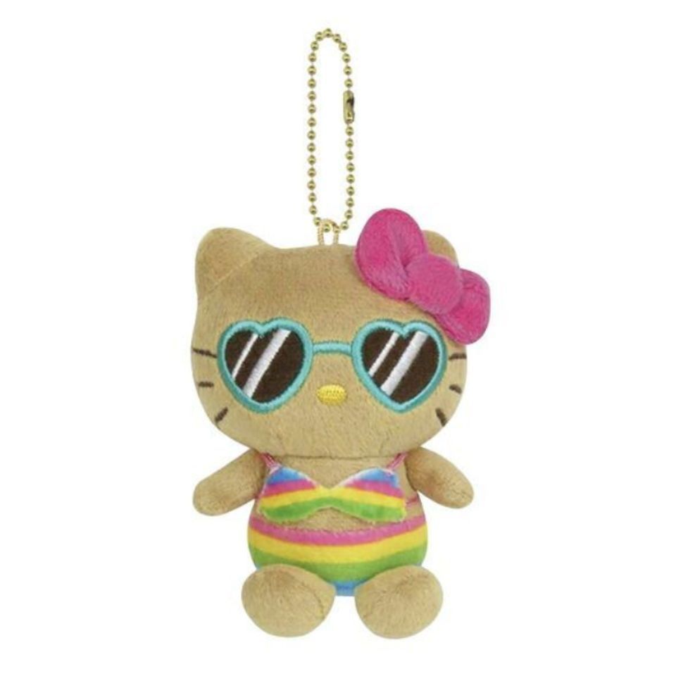 ハローキティ マスコット ボールチェーンマスコット 日焼けシリーズ