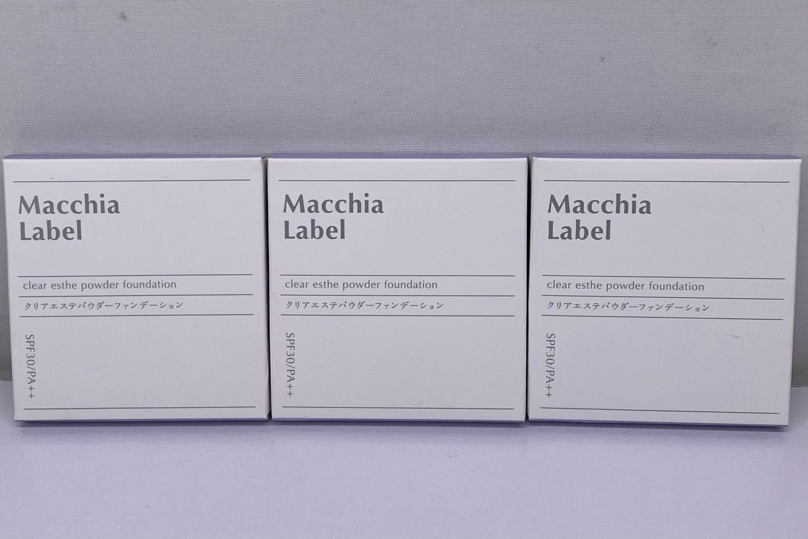 マキアレイベル クリアエステパウダーファンデーション LO レフィル 10g×3個セット