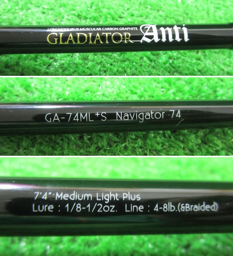 レイドジャパン グラディエーターアンチ GA-74 ML S 併売