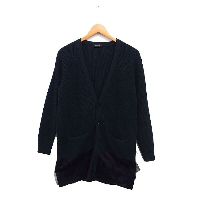 2012ss アンダーカバー UNDERCOVER ドッキング カーディガン アンダーカバー UNDERCOVER ドッキング ロング カーディガン 無地 2