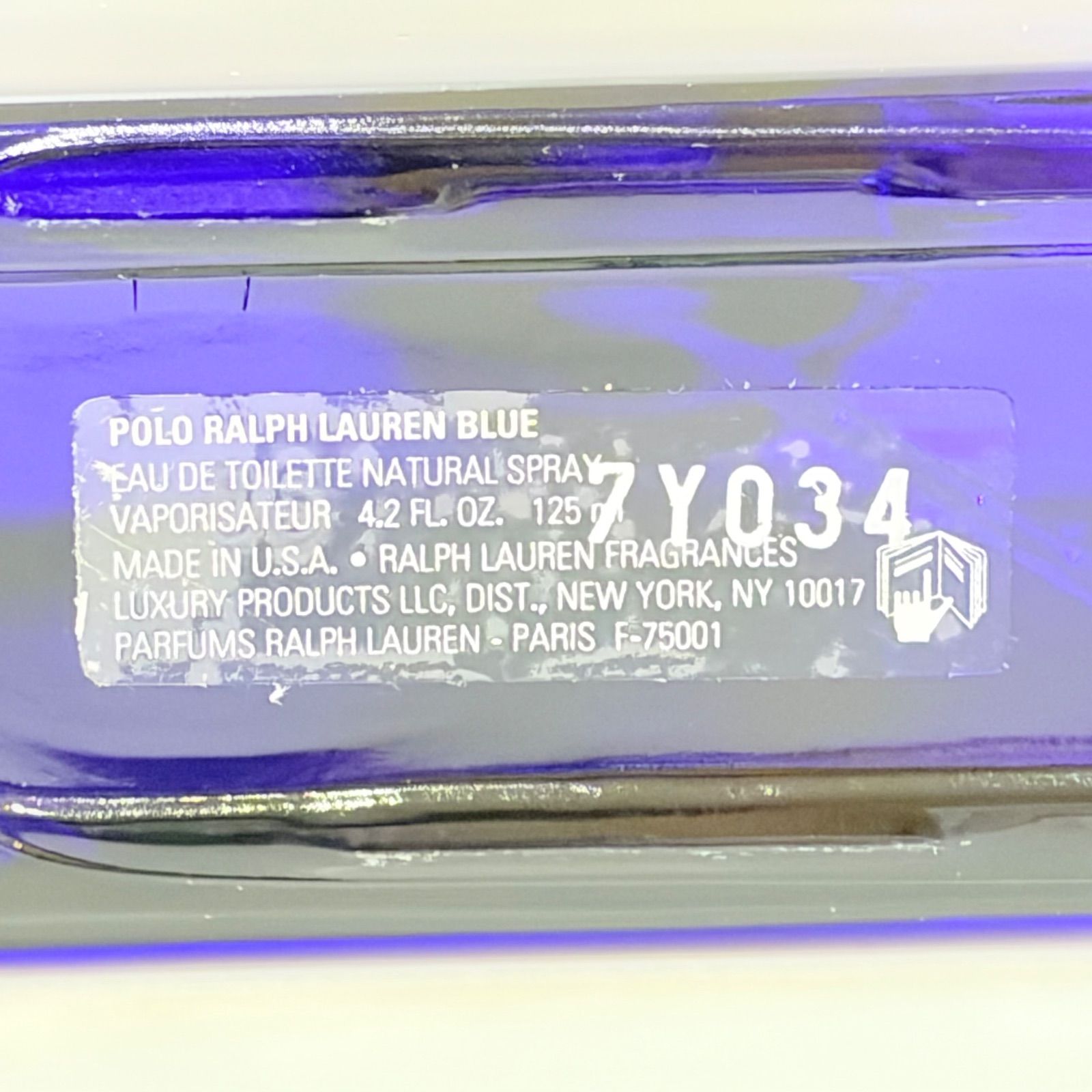 新品 POLO RALPH LAUREN BLUE eau de toilette ラルフローレン ブルー 