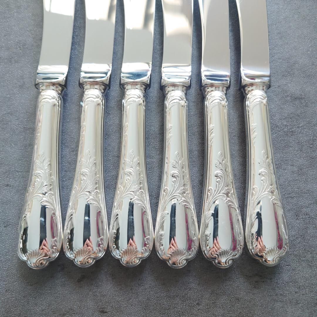 極希少 極美品 クリストフル マルリー バターナイフ 6点 - メルカリ