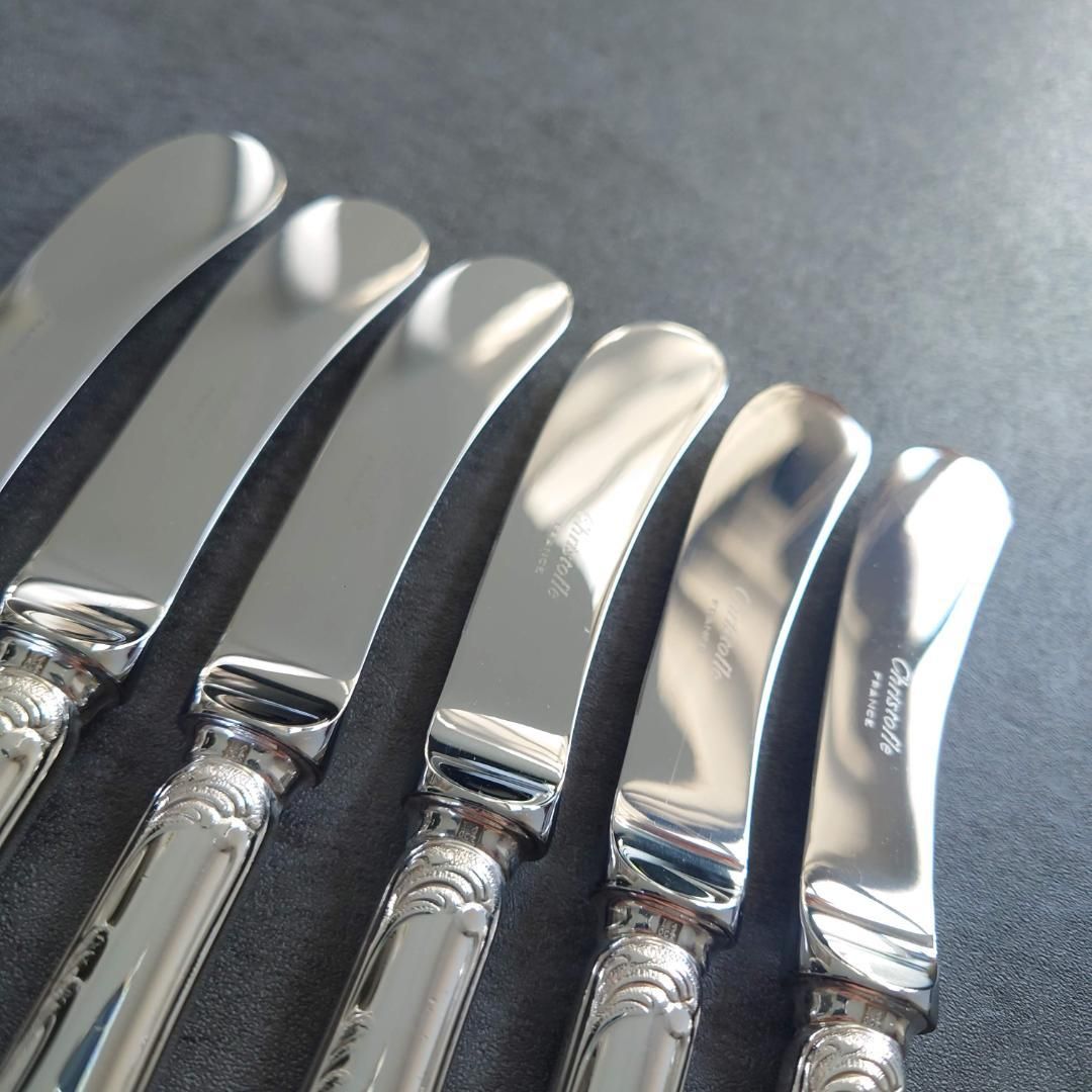 極希少 極美品 クリストフル マルリー バターナイフ 6点 - メルカリ