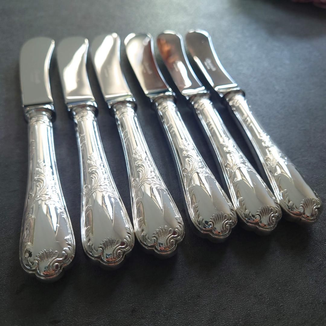 極希少 極美品 クリストフル マルリー バターナイフ 6点 - メルカリ