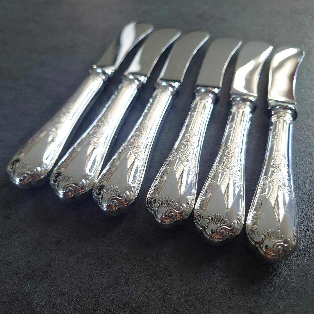 極希少 極美品 クリストフル マルリー バターナイフ 6点 - メルカリ