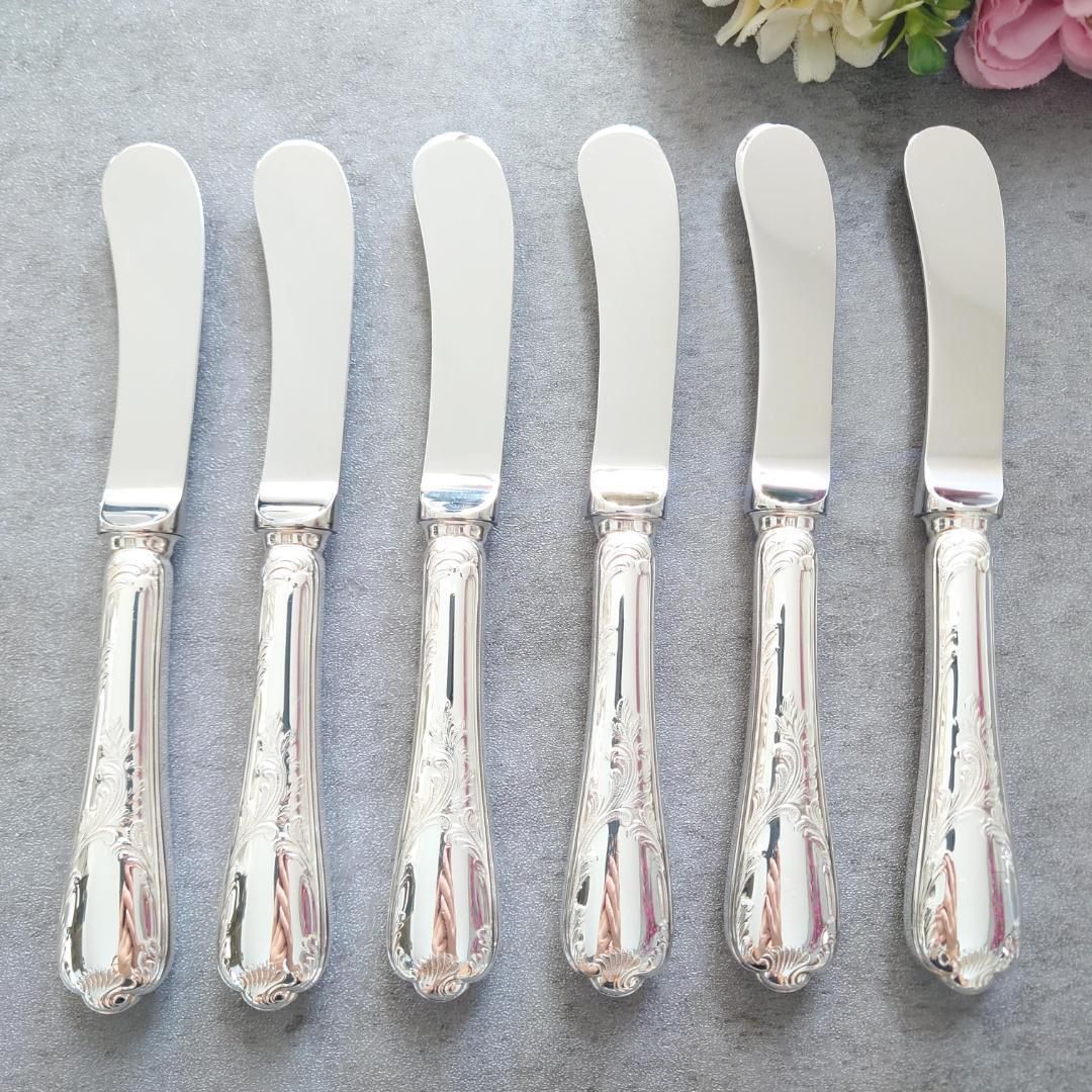 極希少 極美品 クリストフル マルリー バターナイフ 6点 - メルカリ