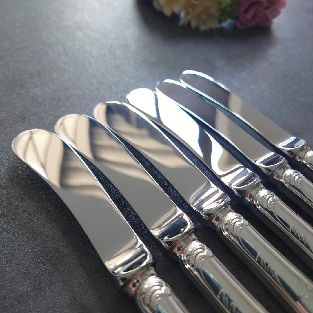 極希少 極美品 クリストフル マルリー バターナイフ 6点 - メルカリ