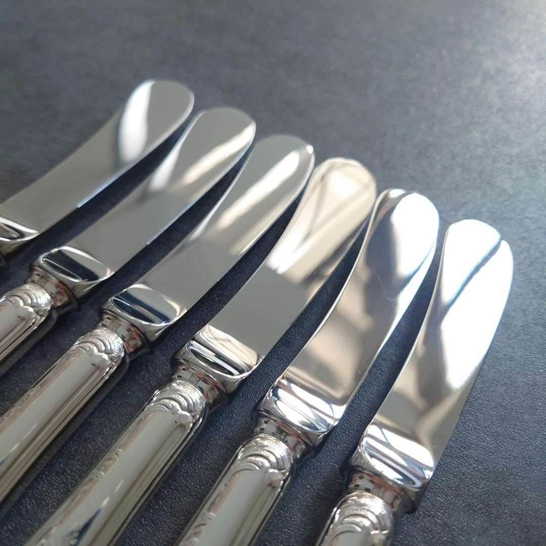 極希少 極美品 クリストフル マルリー バターナイフ 6点 - メルカリ