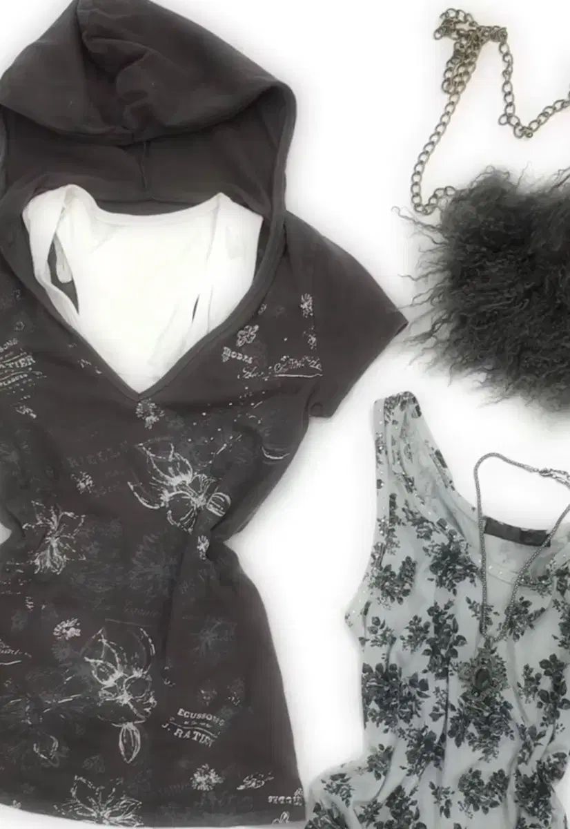  オリエンタル 日本人 ヴィンテージ 3 必須アイテム セット set チェーンベルト dia グランジ 半袖(Tシャツ) Tシャツ カットソー