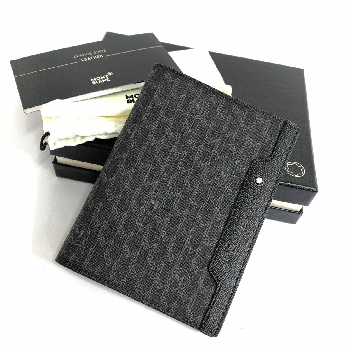 MONT BLANC モンブラン パスポートケース PVC ブラック ユニセックス |