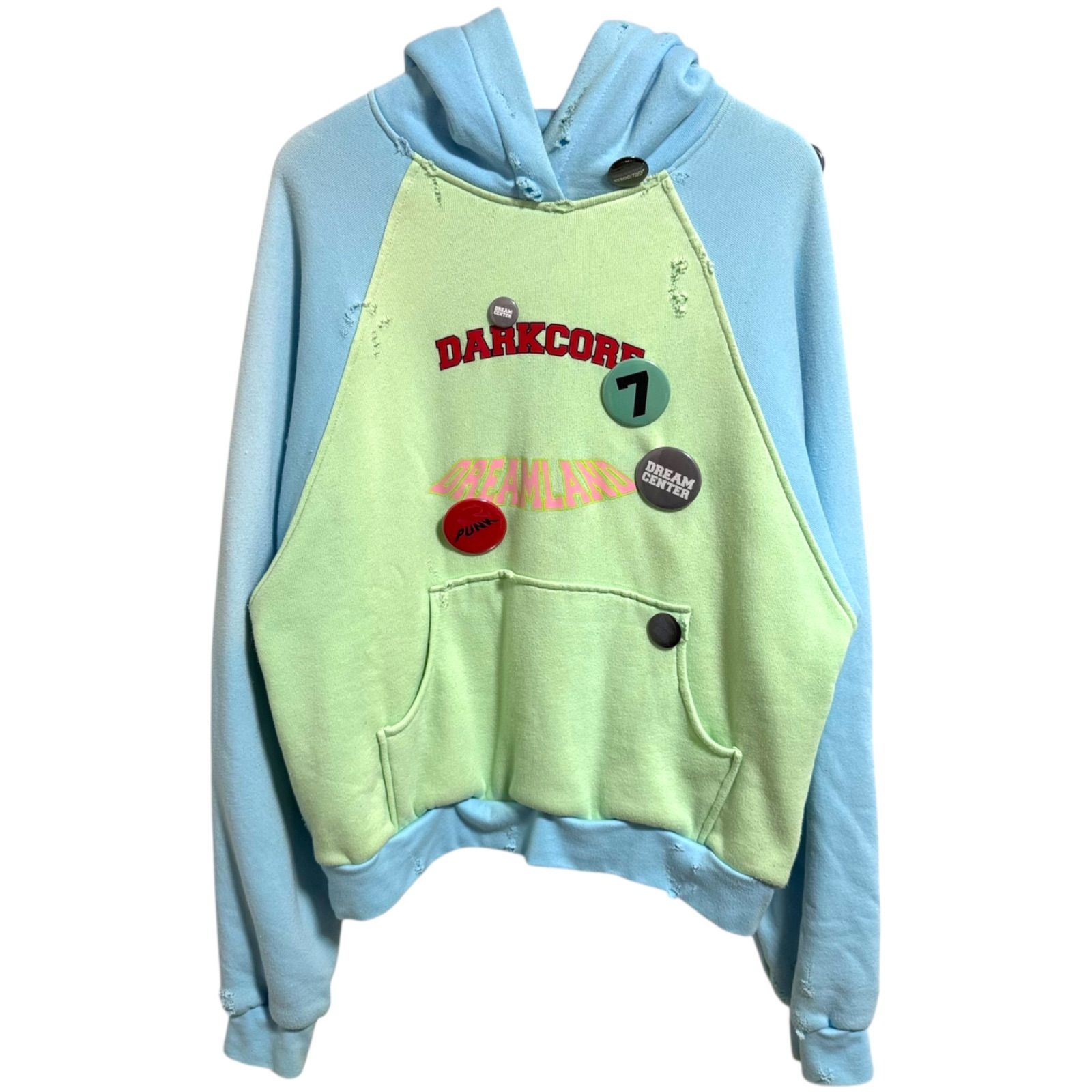 LIBERAL YOUTH MINISTRY】 DARK CORE DISTRESSED HOODIE リベラル 