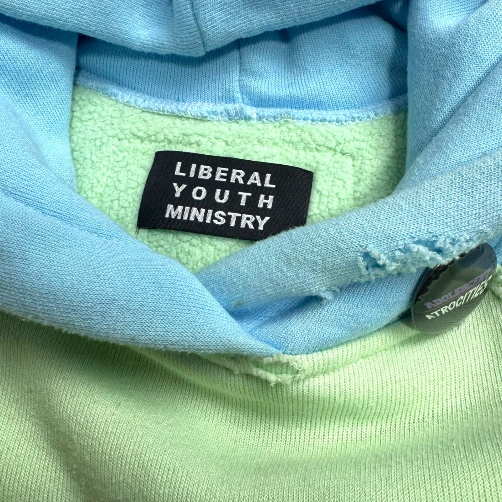 LIBERAL YOUTH MINISTRY】 DARK CORE DISTRESSED HOODIE リベラル 