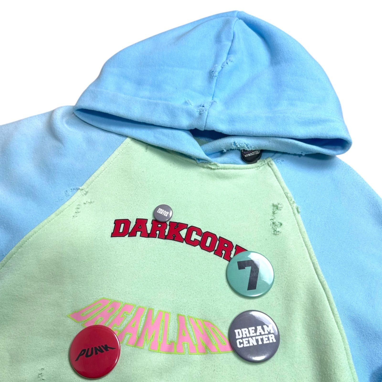 LIBERAL YOUTH MINISTRY】 DARK CORE DISTRESSED HOODIE リベラル 