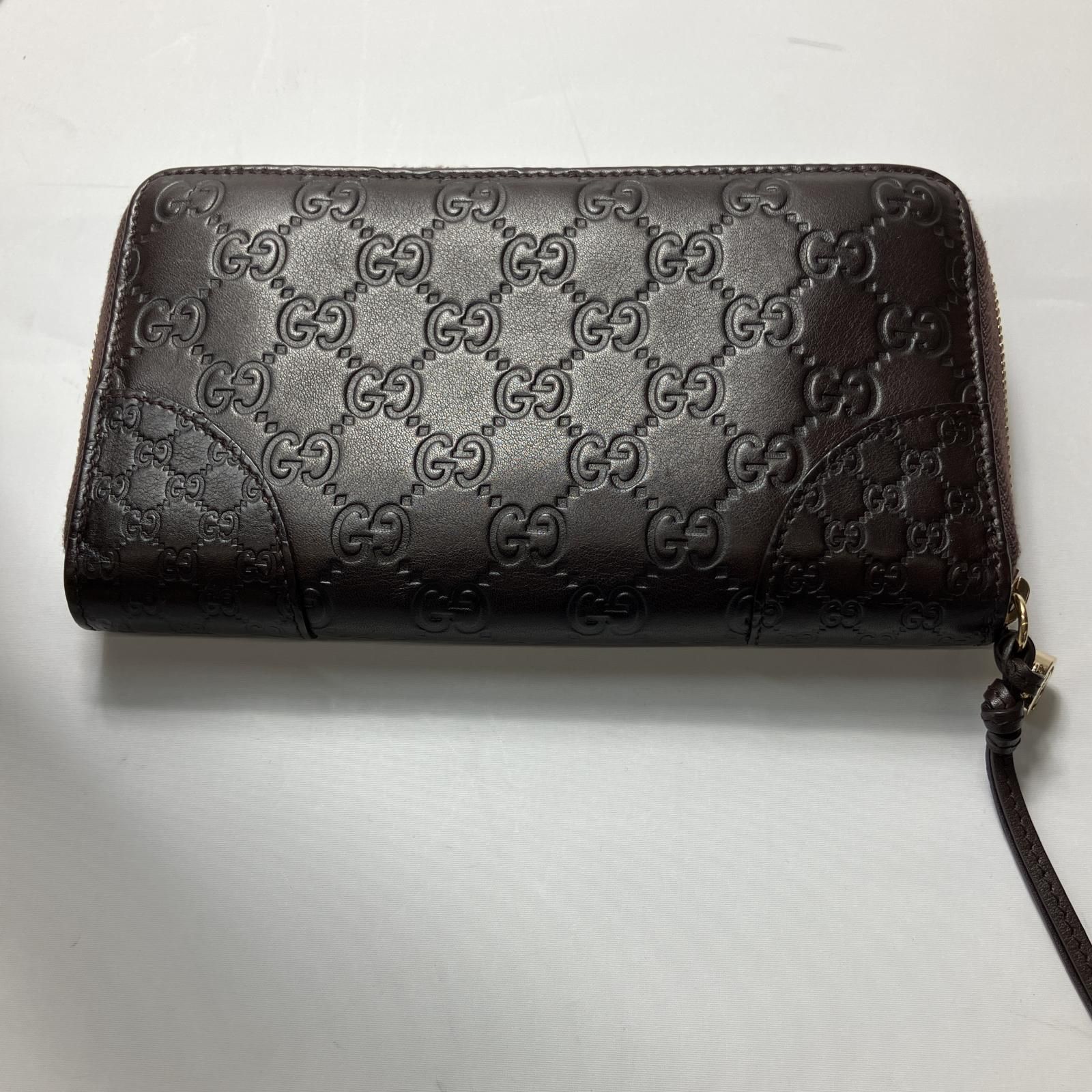 ラウンドファスナー長財布 レザー