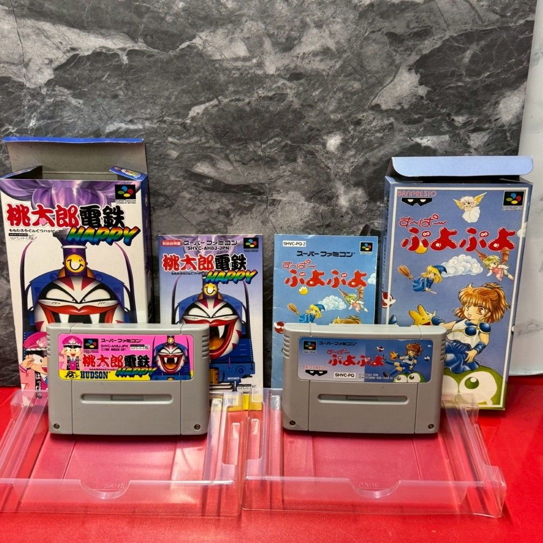 ニンテンドー スーパーファミコン　ソフト4点付き □任天堂 スーファミ ソフト 4点セット スーパーファミコン 【箱付き