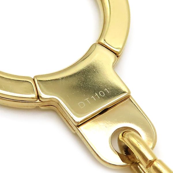 ルイヴィトン LOUIS VUITTON キーホルダー アノクレ キーリング GP ゴールド M 62694 DT 1101