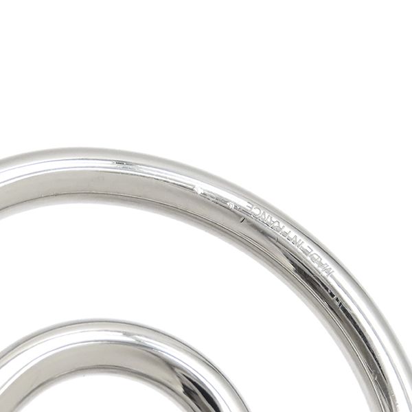 エルメス HERMES キーホルダー フェール ア シュヴァル ステンレススチール シルバー ブラック シルバー金具 カラビナ キーリング 蹄鉄 箱