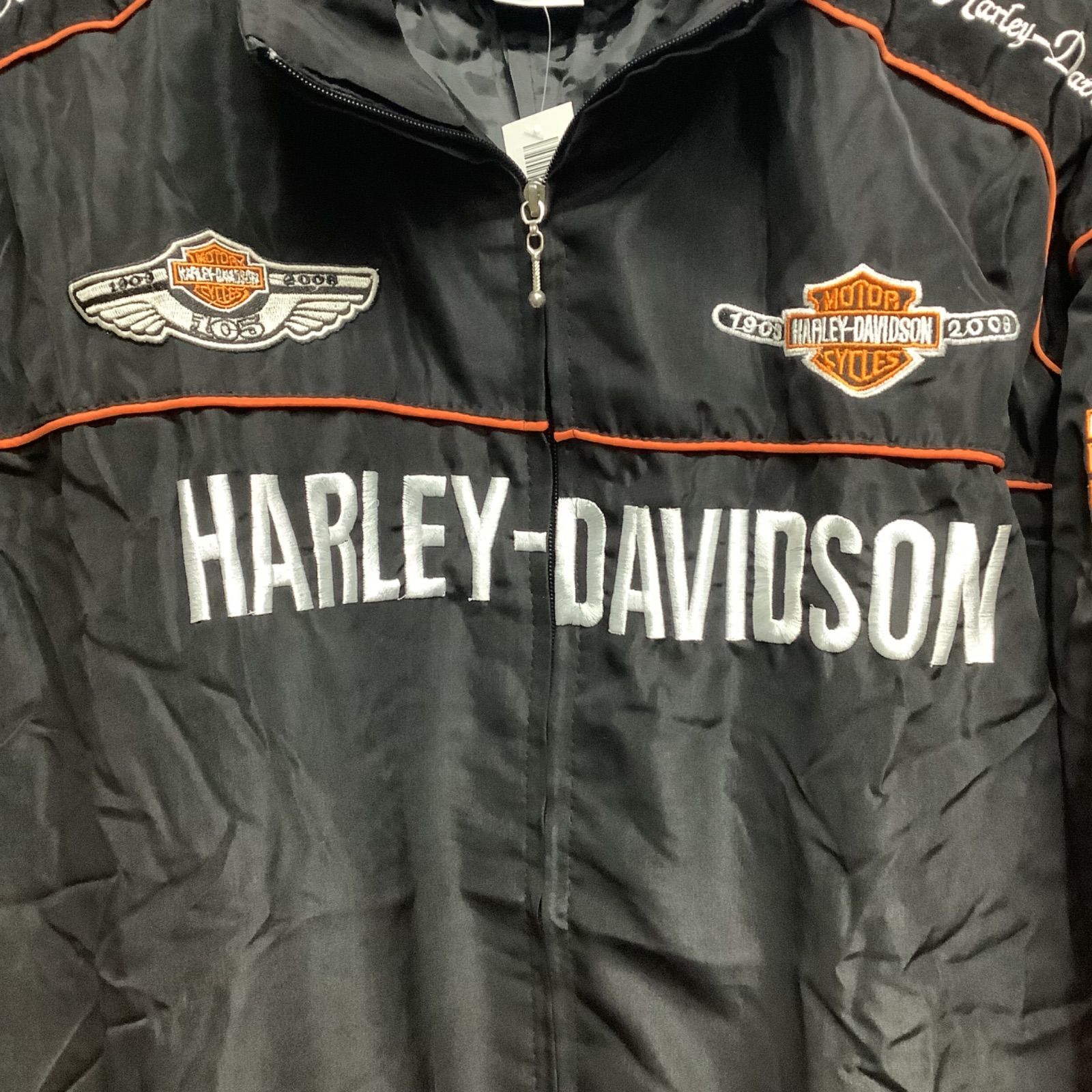ジャケット ハーレーダビッドソン XXL サイズ Harley-Davidson ブルゾン ナイロンジャケット レーシングジャケット