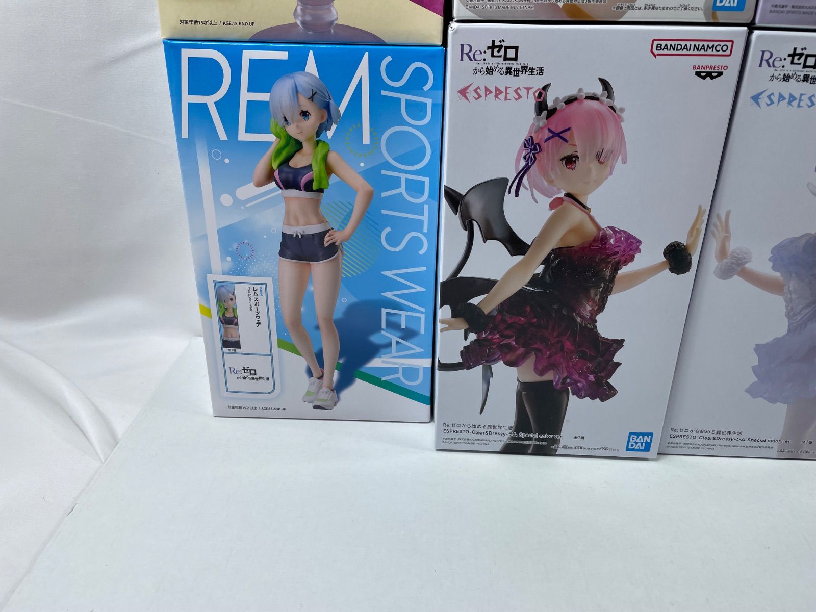 A2155・リゼロ 未開封 フィギュア まとめ 15個 箱ダメージ品含む 1個口