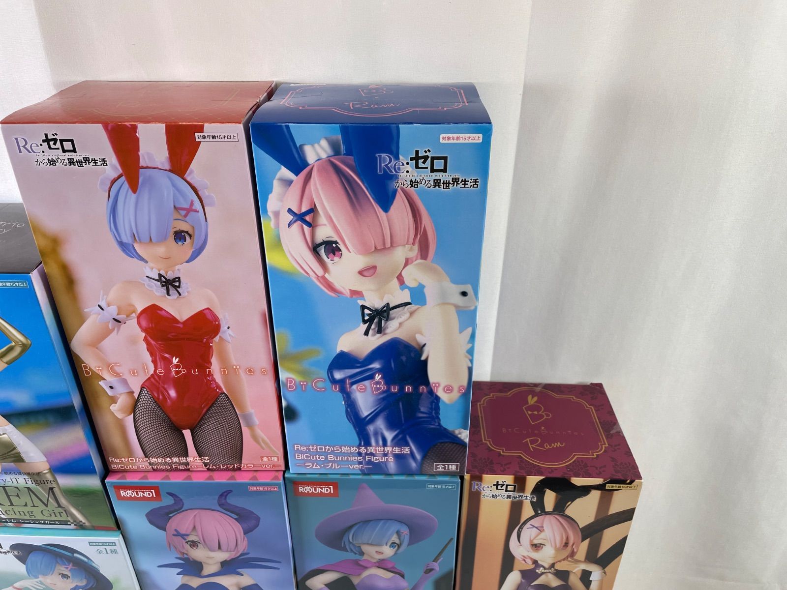 A2154・リゼロ 未開封 フィギュア まとめ 16個 箱ダメージ品含む 1個口