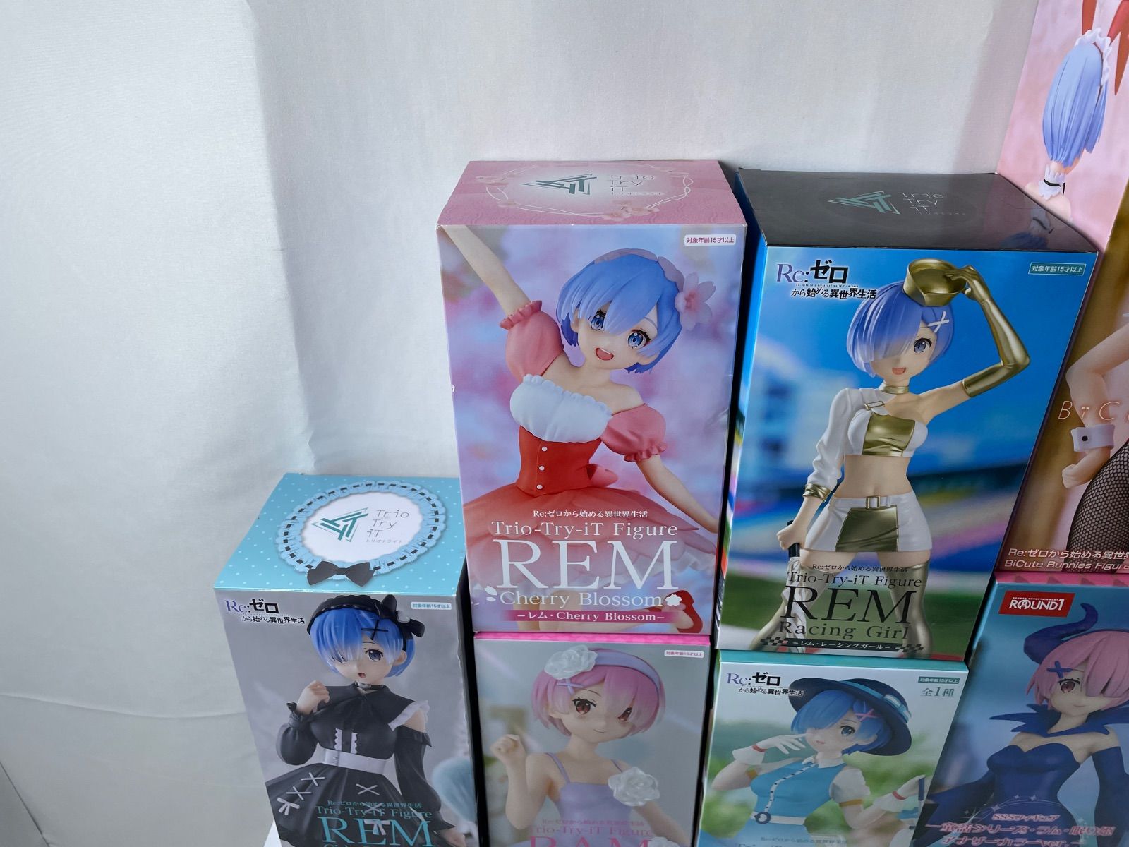 A2154・リゼロ 未開封 フィギュア まとめ 16個 箱ダメージ品含む 1個口
