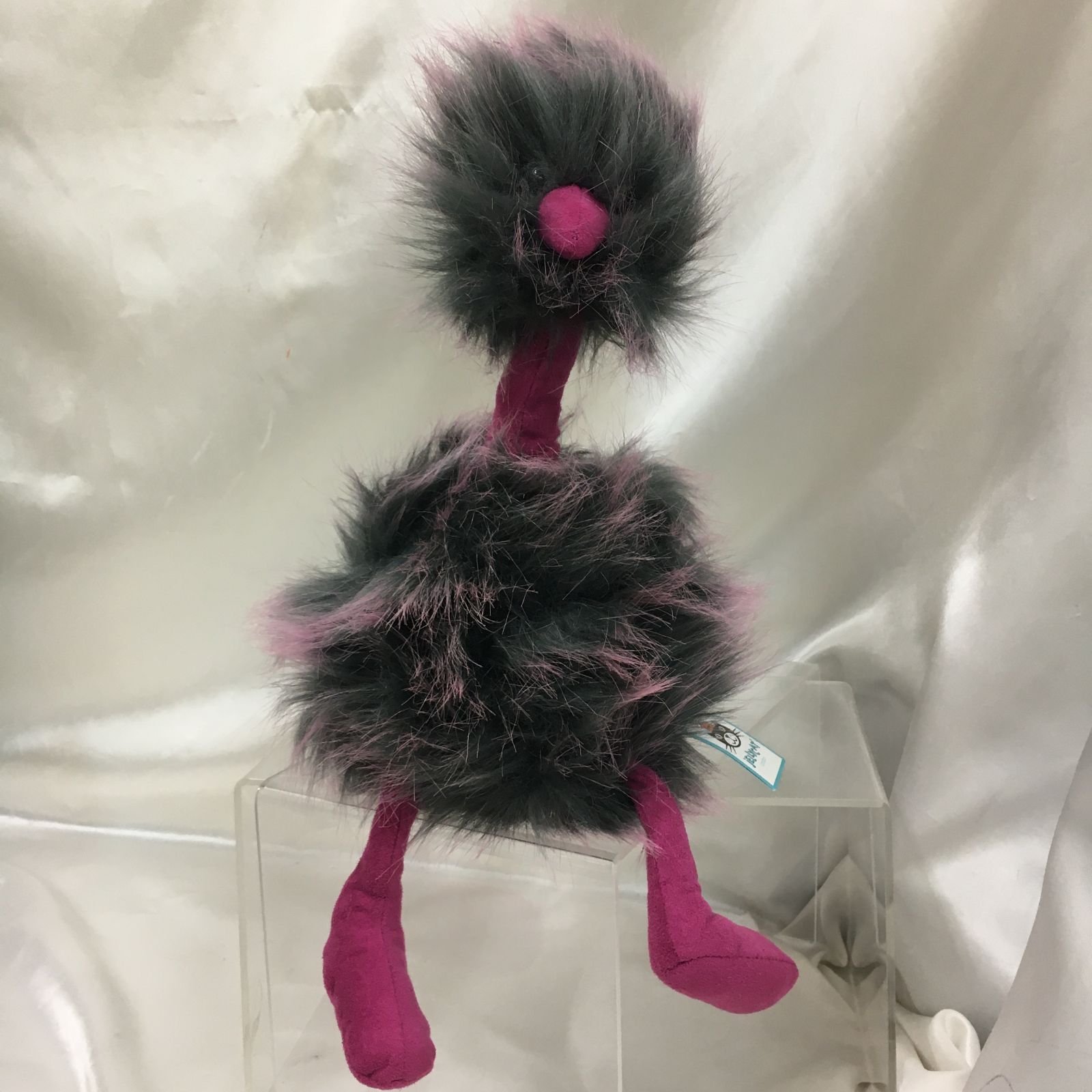  grey pompom ラージ 鳥 絶版 ぬいぐるみ　55cm 三沢店30‐12‐1125】jellycat grey pompom ラージ 鳥 絶版 ぬいぐるみ