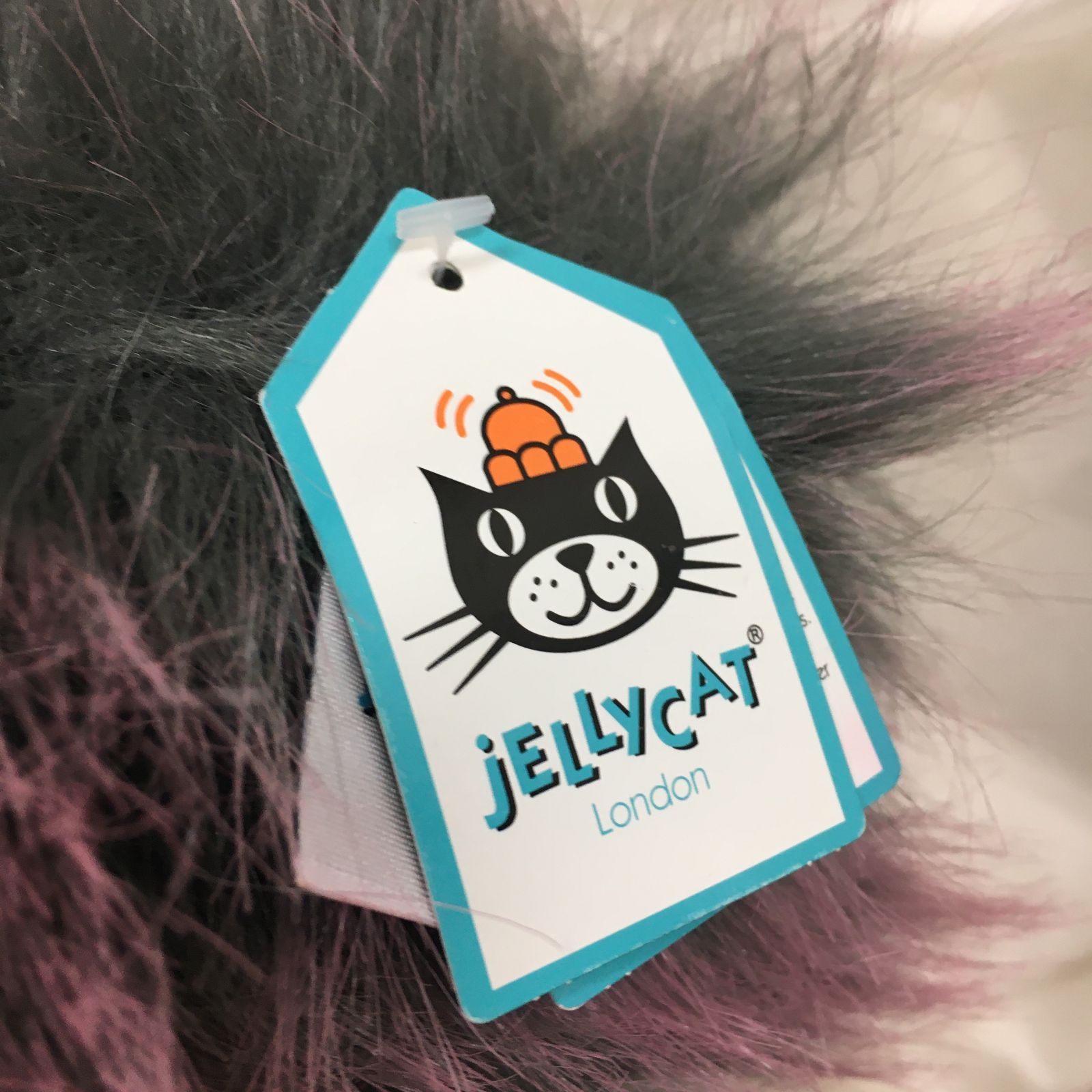 三沢店30‐12‐1125】jellycat grey pompom ラージ 鳥 絶版 ぬいぐるみ