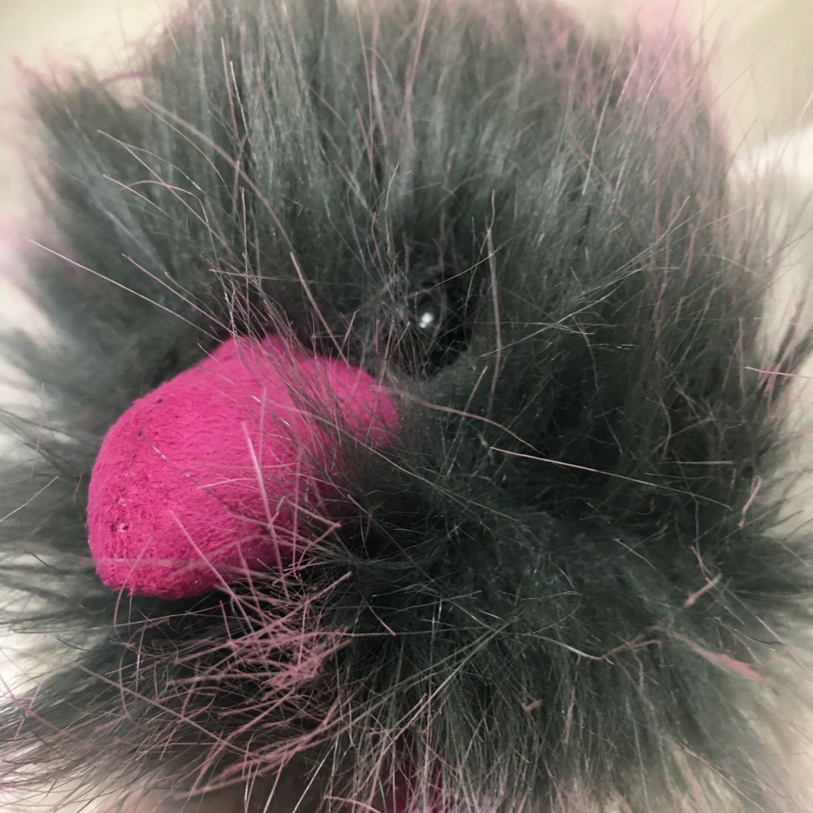 三沢店30‐12‐1125】jellycat grey pompom ラージ 鳥 絶版 ぬいぐるみ