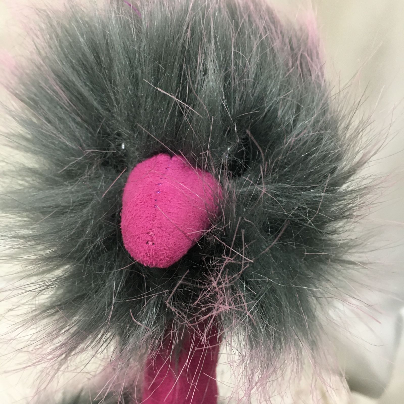 三沢店30‐12‐1125】jellycat grey pompom ラージ 鳥 絶版 ぬいぐるみ