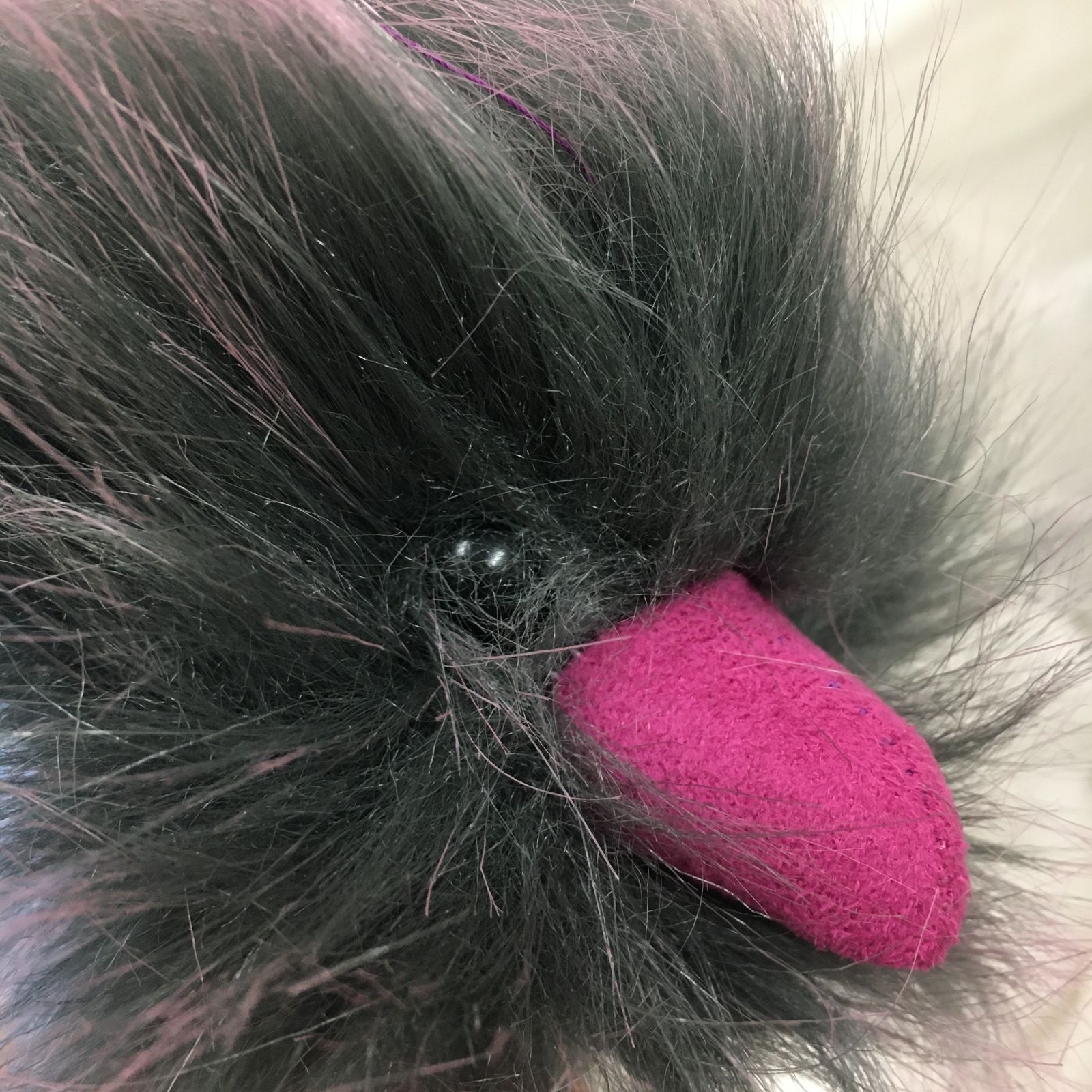 三沢店30‐12‐1125】jellycat grey pompom ラージ 鳥 絶版 ぬいぐるみ